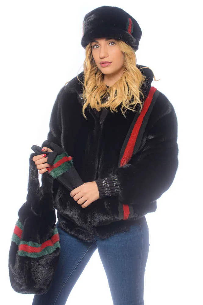 Giubbino Visone Black GS